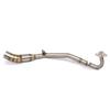 Stainless Steel Front Section Exhaust Bend for Kawasaki Z125Pro Motorcycle