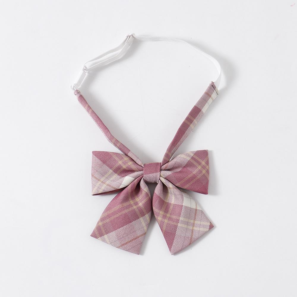 High-Waisted Japanese School Uniform Plaid Pleated Skirt - Raspberry & Black Tea