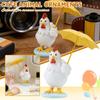 Cute Resin Chick Figurines For Spring, Outdoor Courtyard Flower Pots, Balcony Decorations