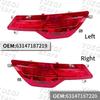 For BMW X6 E71 E72 2008-2014 Rear Bumper Reflector Light 63147187219 63147187220 Left/Right Tail Lamp