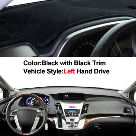 Car Inner Auto Dashboard Cover Dashmat Carpet Dash Mat Cushion Cape 2 Layers For Honda Odyssey 2009 2010 2011 2012 2013 2014