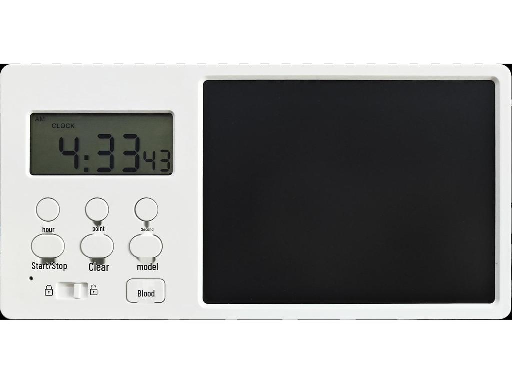 Multifunctional LCD Writing Tablet with Alarm Clock, Timer, Drawing Board, and Pen Holder
