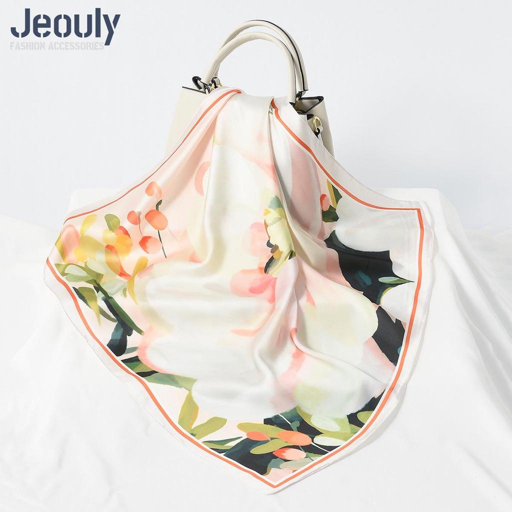 Cross-Border 70cm Silk Cashew Print Scarf - Autumn/Winter Women's Fashion Headscarf