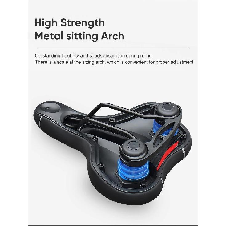Bicycle Hollow Seat Cushion Soft High Elasticity Durable MTB Road Bike Cushion Breathable Anti-slip Seat Cycling Accessories