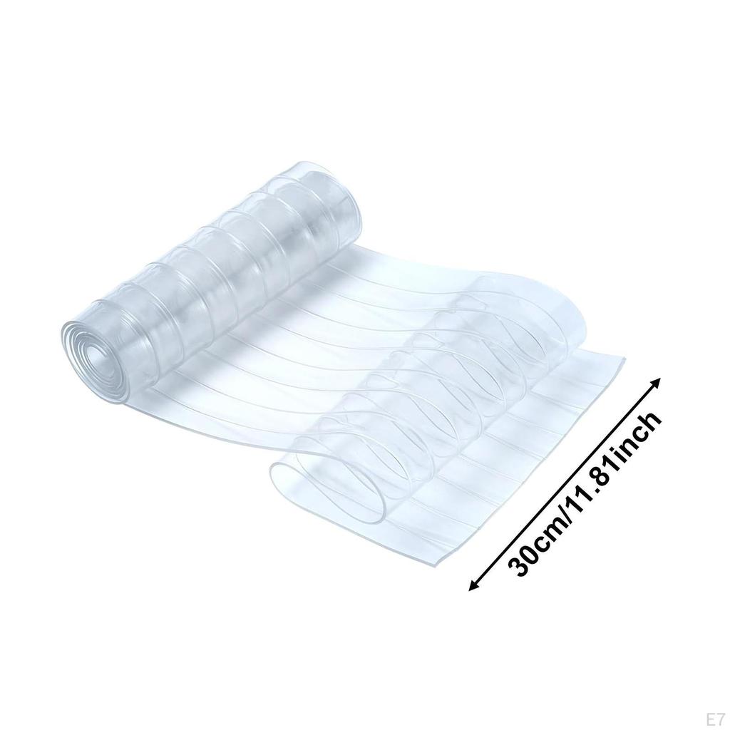 PVC Door Curtain Strips Warehouse Supplies Easy to Cut and Install Croppable Length 5ft Dog