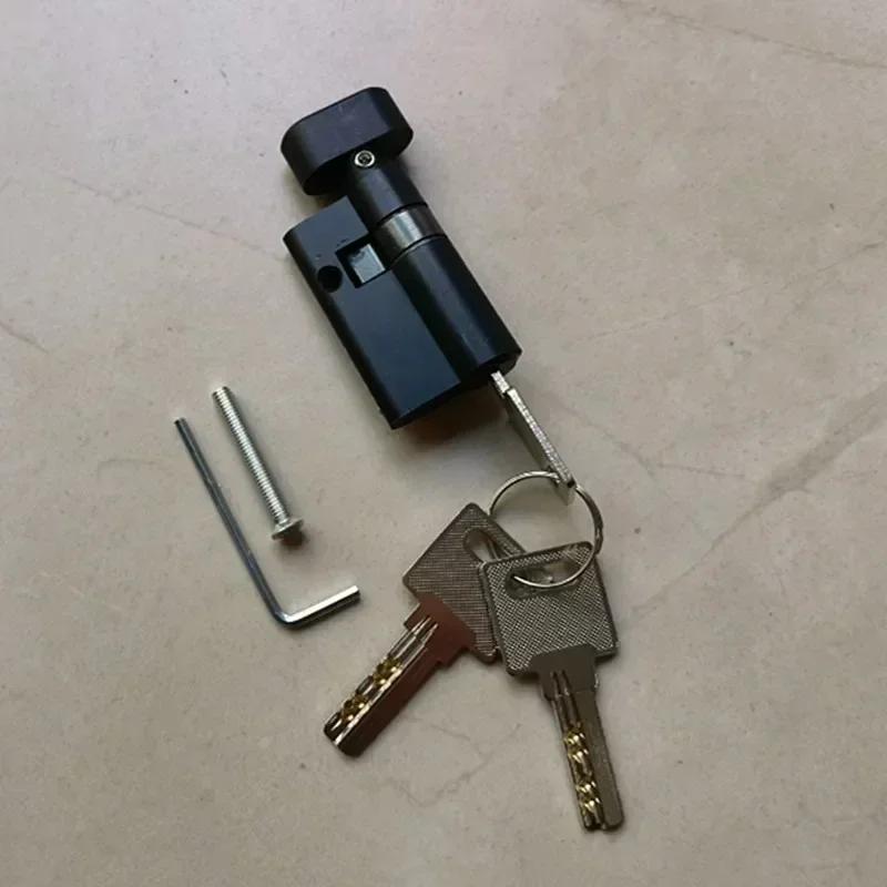 Büro Glastürschloss Badezimmer Edelstahl Griff Türschloss Schlafzimmer Balkon Glastür Lockset Home Security Hardware