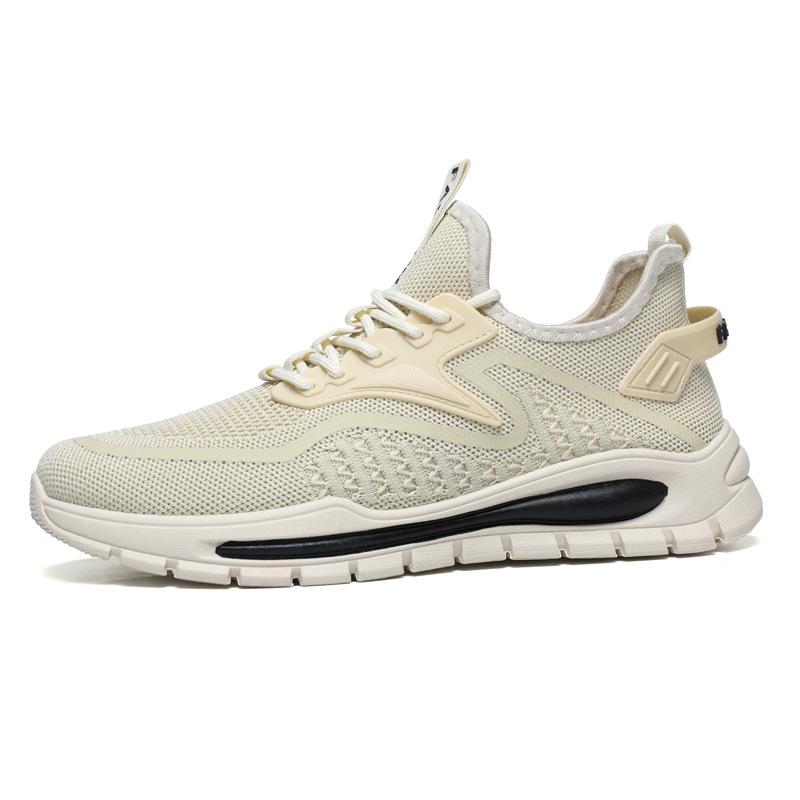 Manufacturer Student Comfortable Running Shoes Summer 2025 New Fly-woven Mesh Breathable Large Size Men's Shoes Sports Shoes