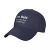 I'm Bald. More Questions? Baseball Cap Christmas Hat Golf Cap Big Size Hat Fishing Hat Trucker Hats For Unisex Women's