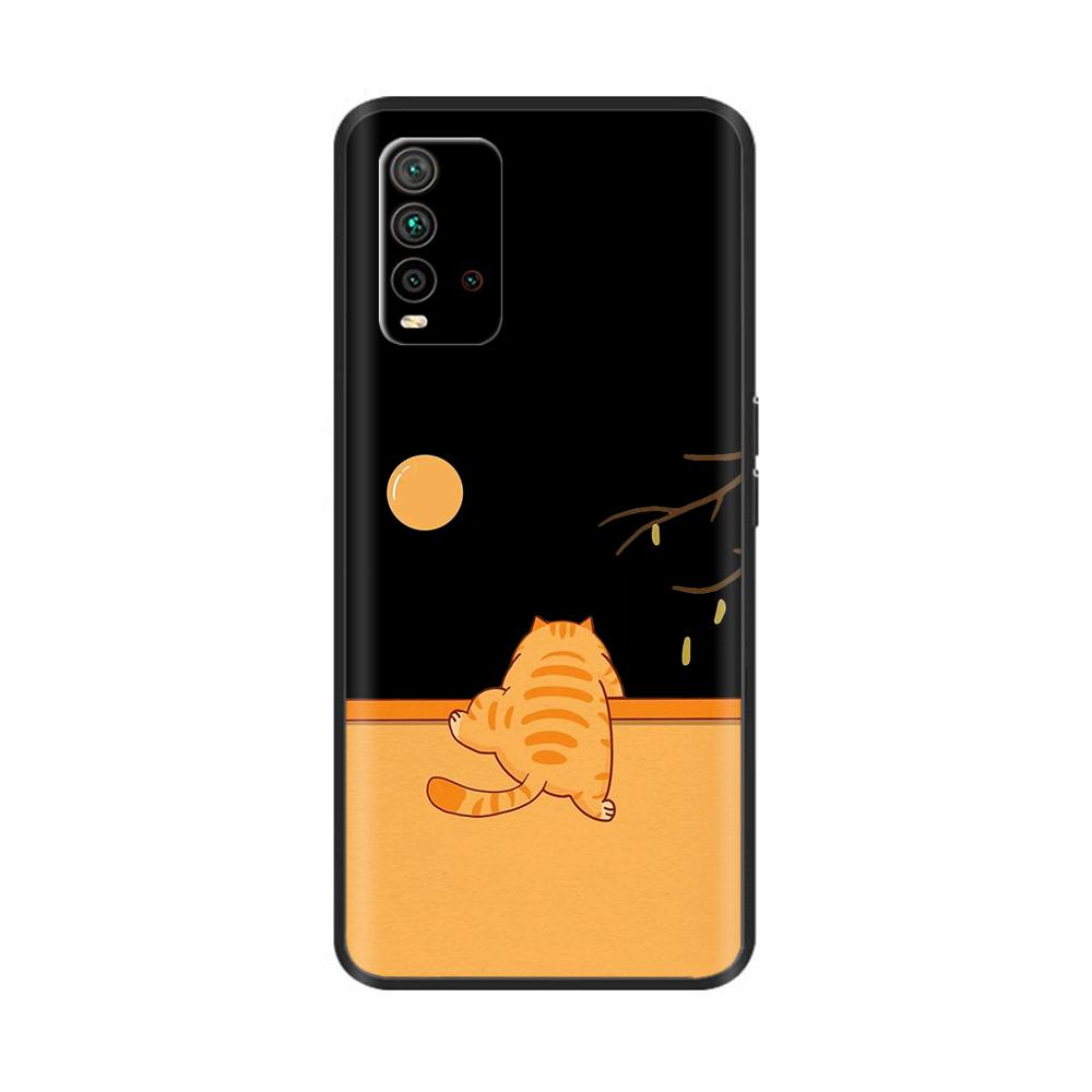 Für Redmi 9T Hülle Blumen Weiche Handyhülle Rückseite Für Xiaomi Redmi 9T 9 T Redmi9T Hüllen Schlankes Silikon Coque Anti-Fall Fundas