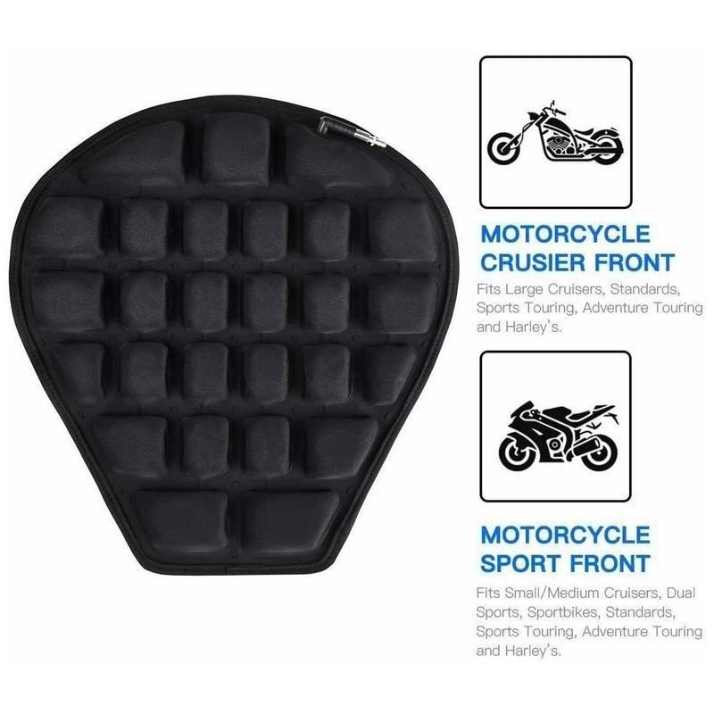 Universal Motorcycle Air Seat Cushion Pressure Relief Ride Seat