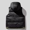 Fashion Autumn Winter Sleeveless Jacket Men Outerwears Hooded Casual Thick Warm Vest