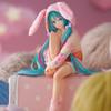 15CM Anime HATSUNE MIKU Figur Nudelschalenstopper Figur Hasenohren Pyjama Modell Spielzeug Puppe Actionfigur Sammlung Geschenk PVC
