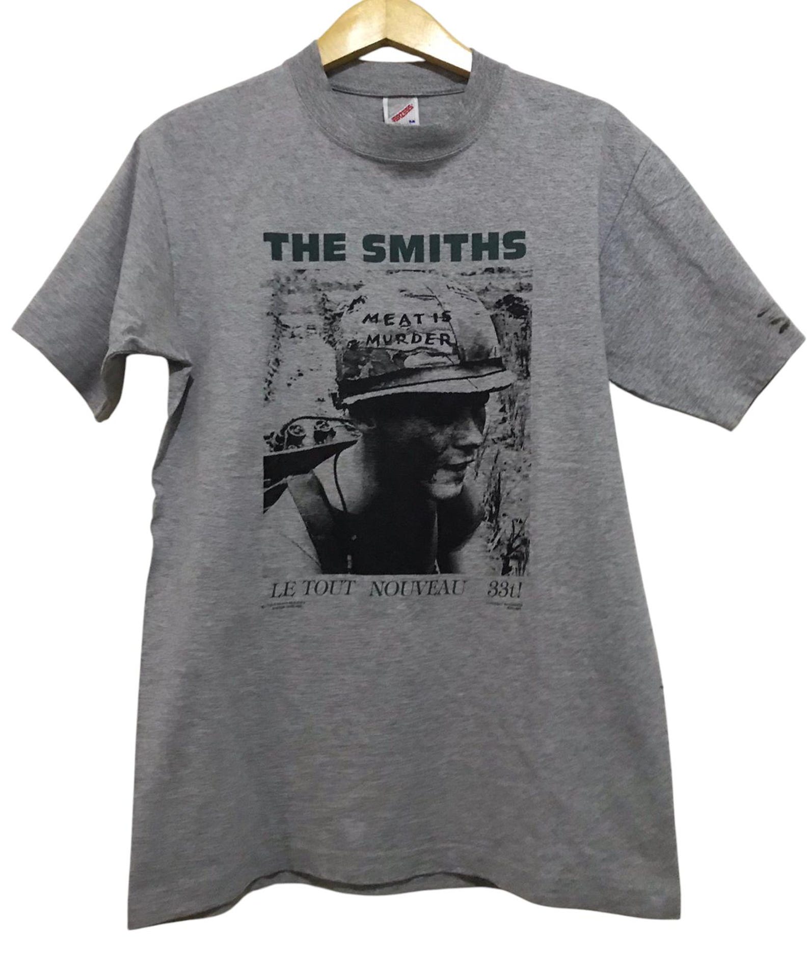 Vintage The Smiths Band T-Shirt Album Meat Is Murder - Post Punk - Morrissey Fans 3XL