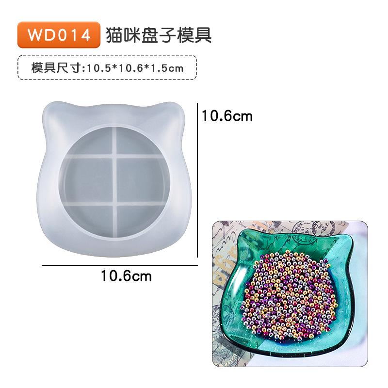29 Styles Tray Gypsum Mold Diy Resin Mold Silicone Mold Fruit Disc Tea Plate Coaster Making Molds