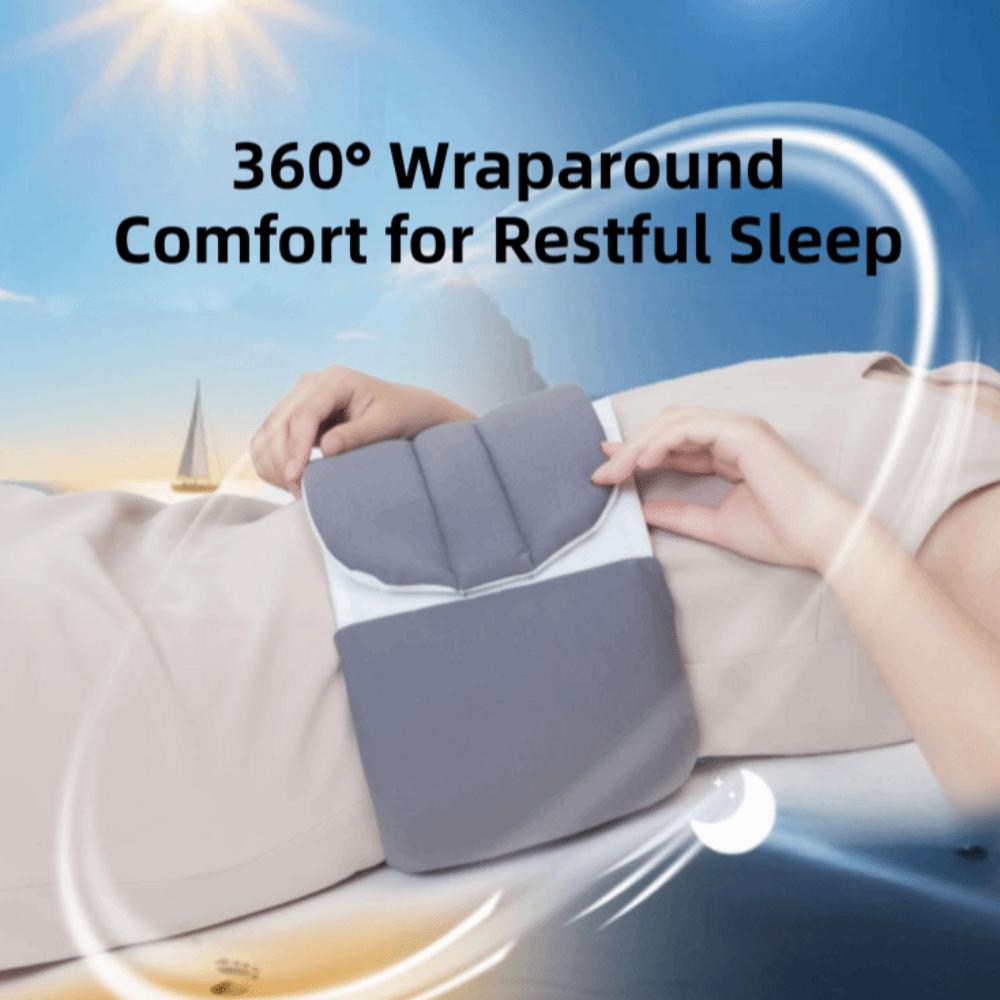Comfortable Unisex Sleep Pillow Waist Protection Lumbar Cushion Belt Bed Sleeping