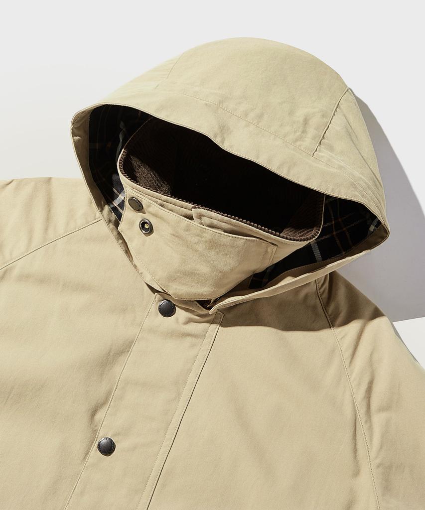 Outstanding Corduroy Collar Hunting Jacket_Beige
