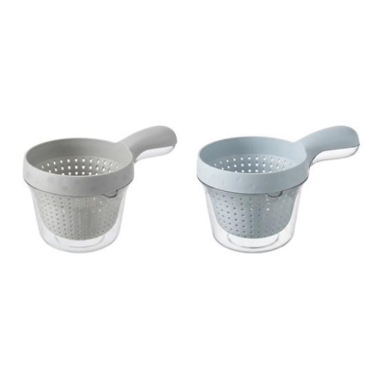 1/2Pcs Double Layer Drain Basket with Handle 2-in-1 Strainer Storage Container Small Vegetable Fruit Mini Berry Tomato Grape Washing Colander Bowl
