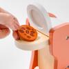Interactive Simulation Wooden Coffee Machine Blender Cooking Food Model Set  Dollhouse