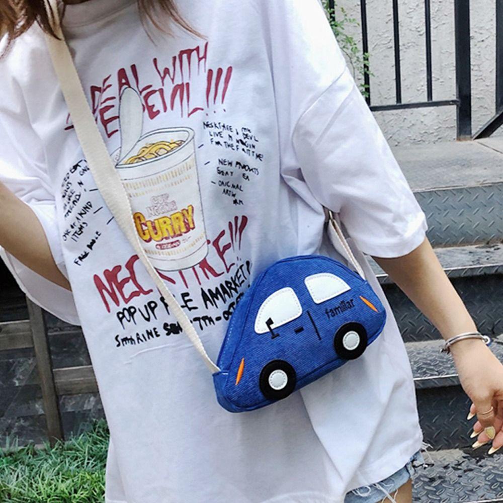 Kids 3D Diagonal Shoulder Bag Cartoon Car Bag Crossbody Bag School Bags Backpacks