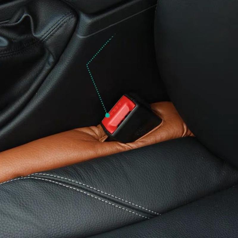 2PCS Car Seat Gap Filler PU Leather Soft Side Seam Plug Leak-proof Filling Strip Car Accessories Interior Universal Decoration