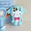 Cartoon Cinnamoroll Silicone Phone Case - Fits iPhone 16 To 17 Pro Max, Anti-Drop Protection for Models 14 To 15
