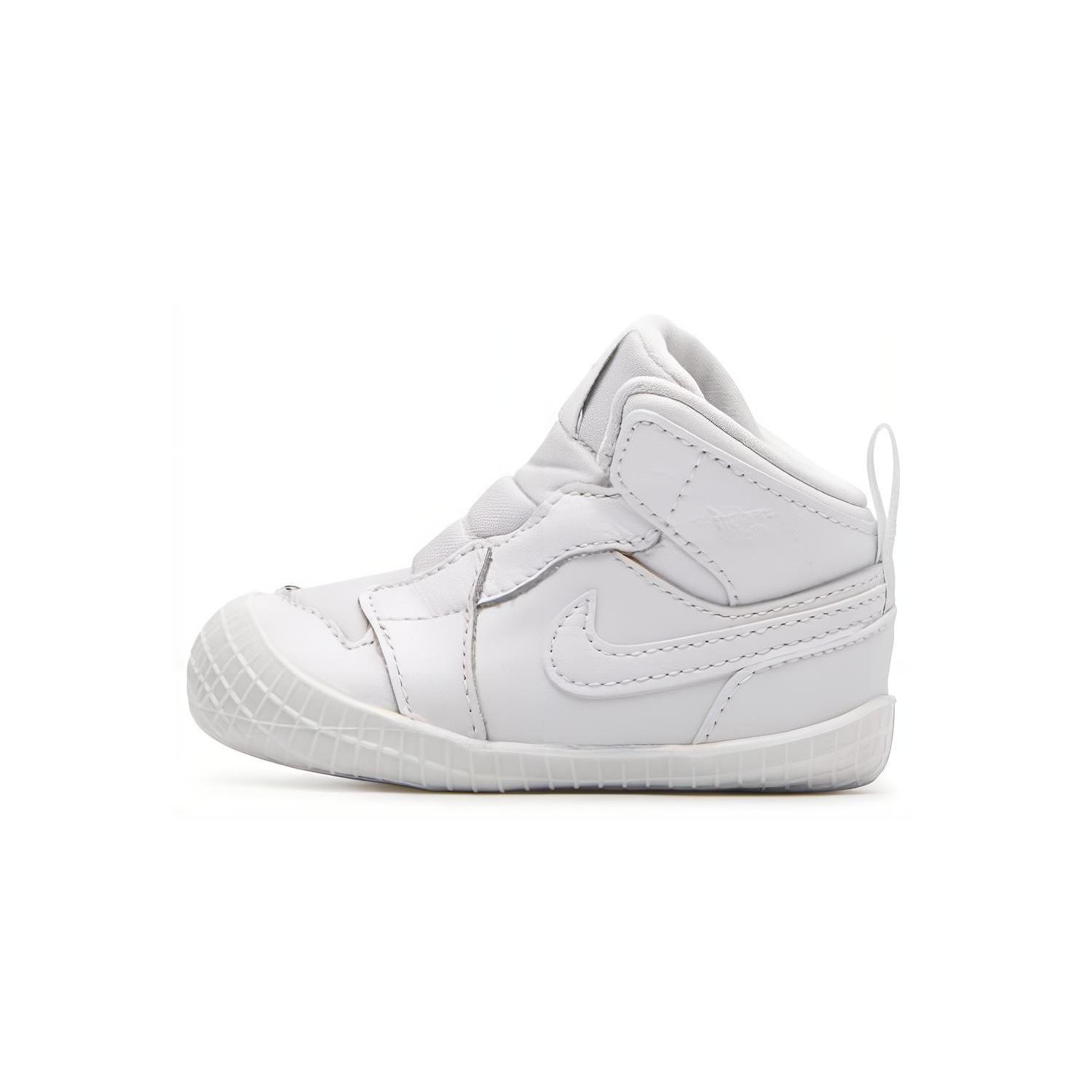 

New Jordan Air Jordan 1 Crib Bootie Slip-Resistant Cushioning Pre-Walking Baby Shoes White Infant And Toddler AT3745-100 16