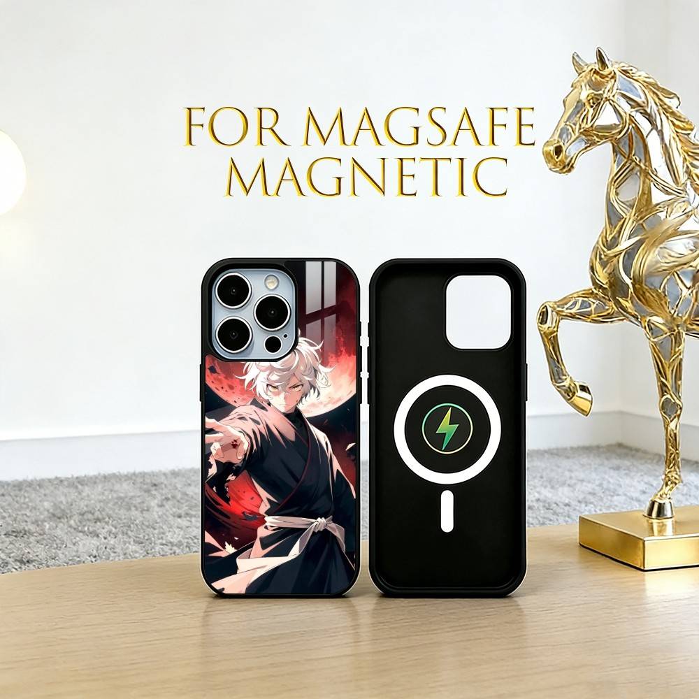 Gabimaru Phone Case For iPhone17,16,15,14,13,12,11 Plus,Pro Magnetic with Magsafe Wireless Charging