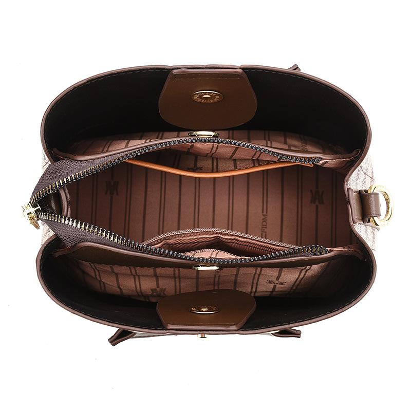 2025 New Fashion Bucket Bag Handbag Women's Large-capacity Shoulder Oblique Span Bag Women's