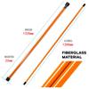 PGM 2 Pcs Golf Alignment Sticks Alignment Rods Direction Indicator Swing Guide Tool with Clear Tube Case for Full Swing Practice