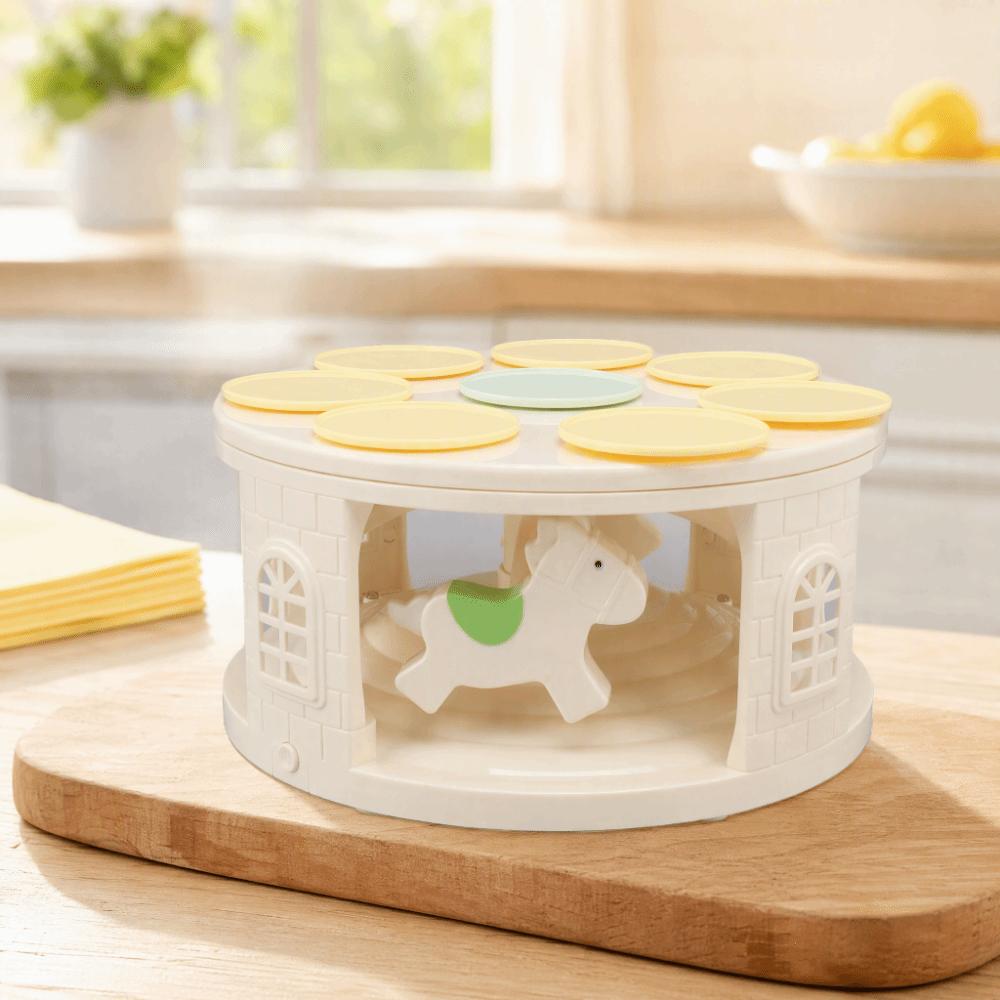 PP Cupcake Stand Automatic Rotating Cake Turntable Cupcake Display Stand  Cupcake Decorating