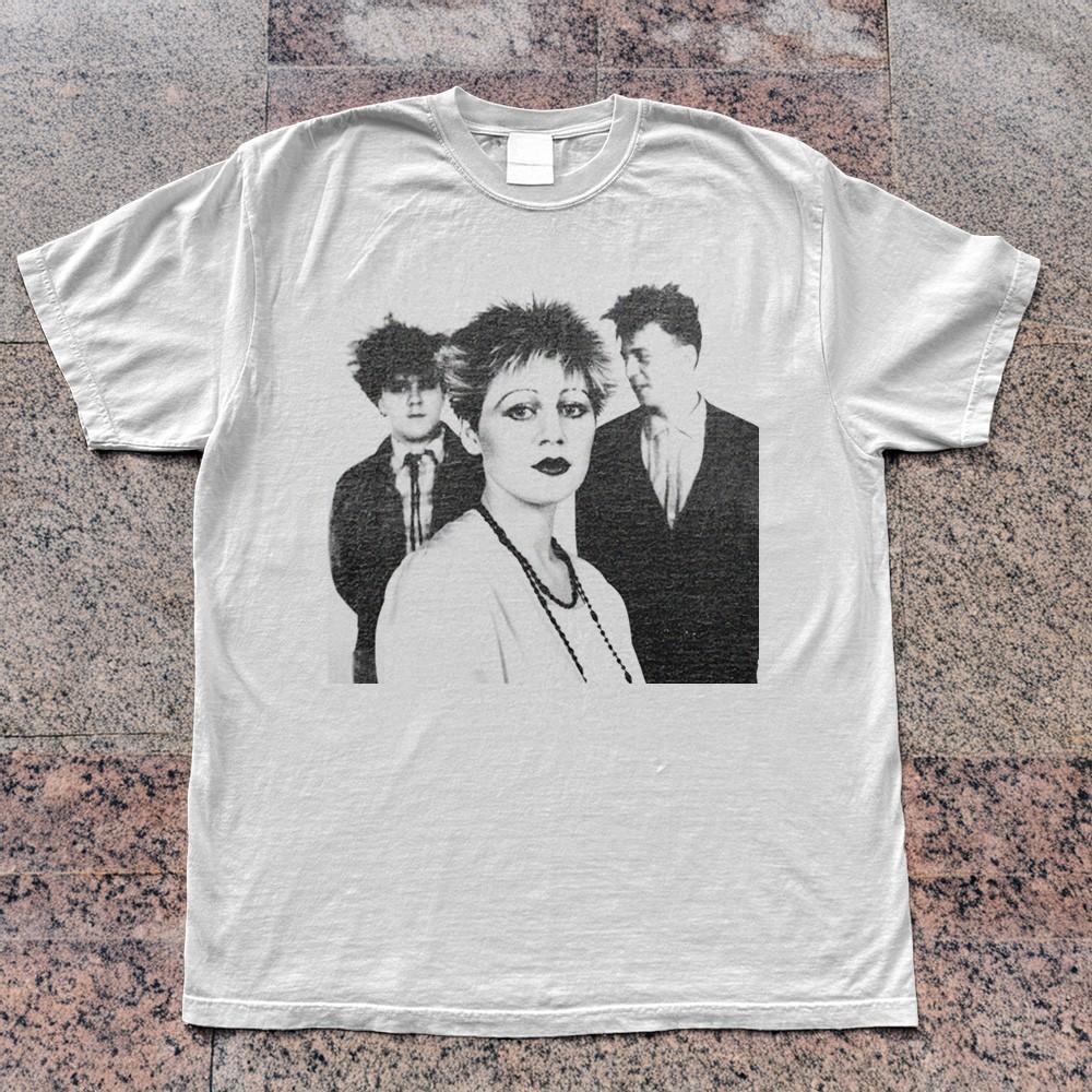 

Cocteau Twins Band Photo Vintage 80s TShirt White Cotton Tshirt Unisex T-Shirt S