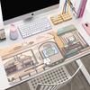 Kawaii Mousepad XXL Custom Home Computer Keyboard Desk Pad Green Plant Desk Mats Laptop Anti-slip Table Mat Cute Bunny Mouse Pad