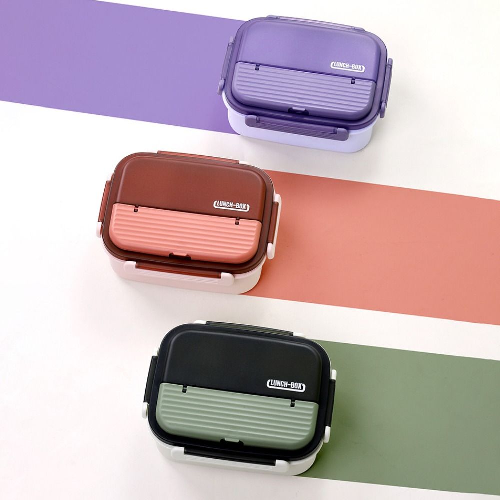 Insulated Stainless Steel Lunch Box Portable Food Storage Box Sealed Container  for Picnic Travel