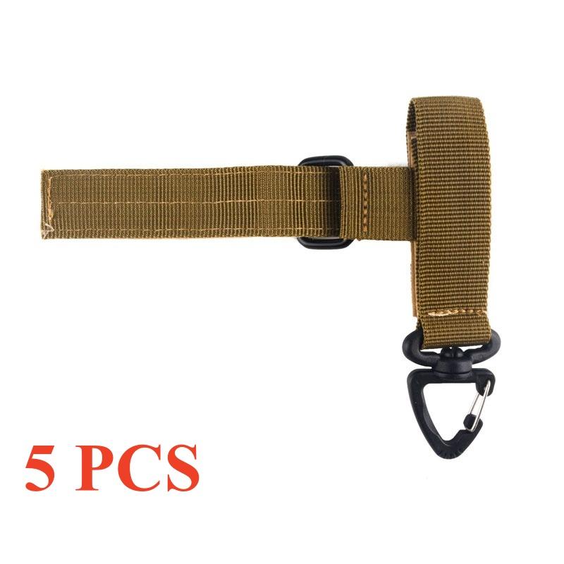 1/2/5/8PCs Multi-purpose Tactical Gloves Buckle Glove Hook Military Fan Outdoor Climbing Rope Storage Adjust Camping Hanging