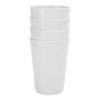 4PCS Imitation Ceramic Water Cup Drinking Mug for   Home Bar Restaurant Supplies