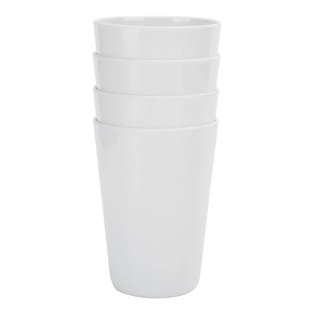 4PCS Imitation Ceramic Water Cup Drinking Mug for   Home Bar Restaurant Supplies