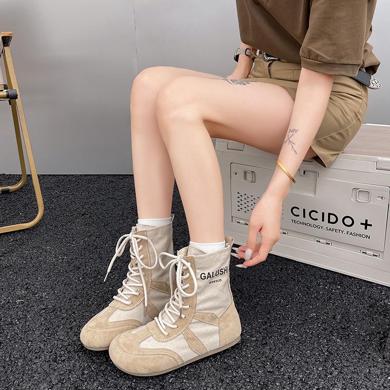 Новый Стиль Легкие Женские Роскошные Ботинки Удобные Противоударные Тренировочные На Шнуровке Водонепроницаемые Дышащие Ботинки для Походов на Открытом Воздухе 35 хаки 3660₽