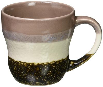 Aito Seisakusho [Glays Works] Caneca de Cerâmica, Roxa, Mino Ware, Segura para Lava-louças e Micro-ondas, Fabricada no Japão, 266415