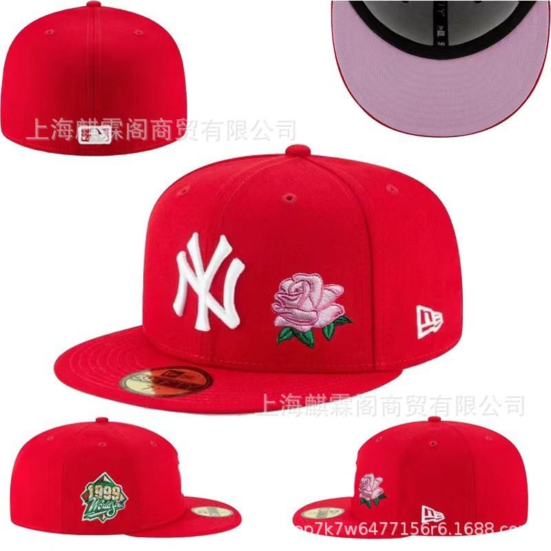 MLB New Era Fitted Baseball Cap Unisex Hip Hop Embroidered Sun Hat Outdoor