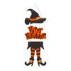 Halloween Witch Legs Witch Hat Door Hanging Festival Party Hemp Rope Tag Paper Pendant