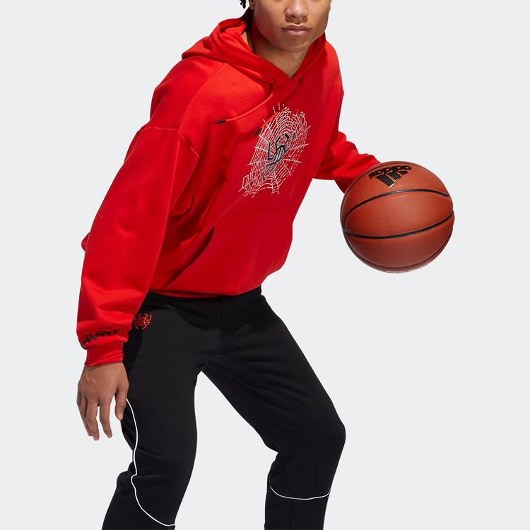 adidas Sport Hoodie Pullover Men Tops Bright-Pink GE4146
