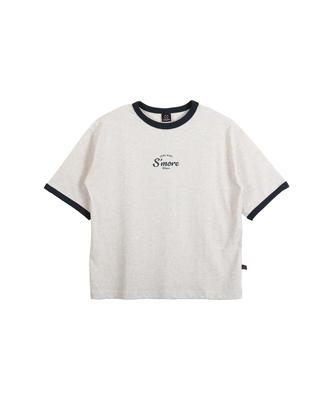 S'more Diner Ringer T-shirt av smoAdrita (XL, Grå)