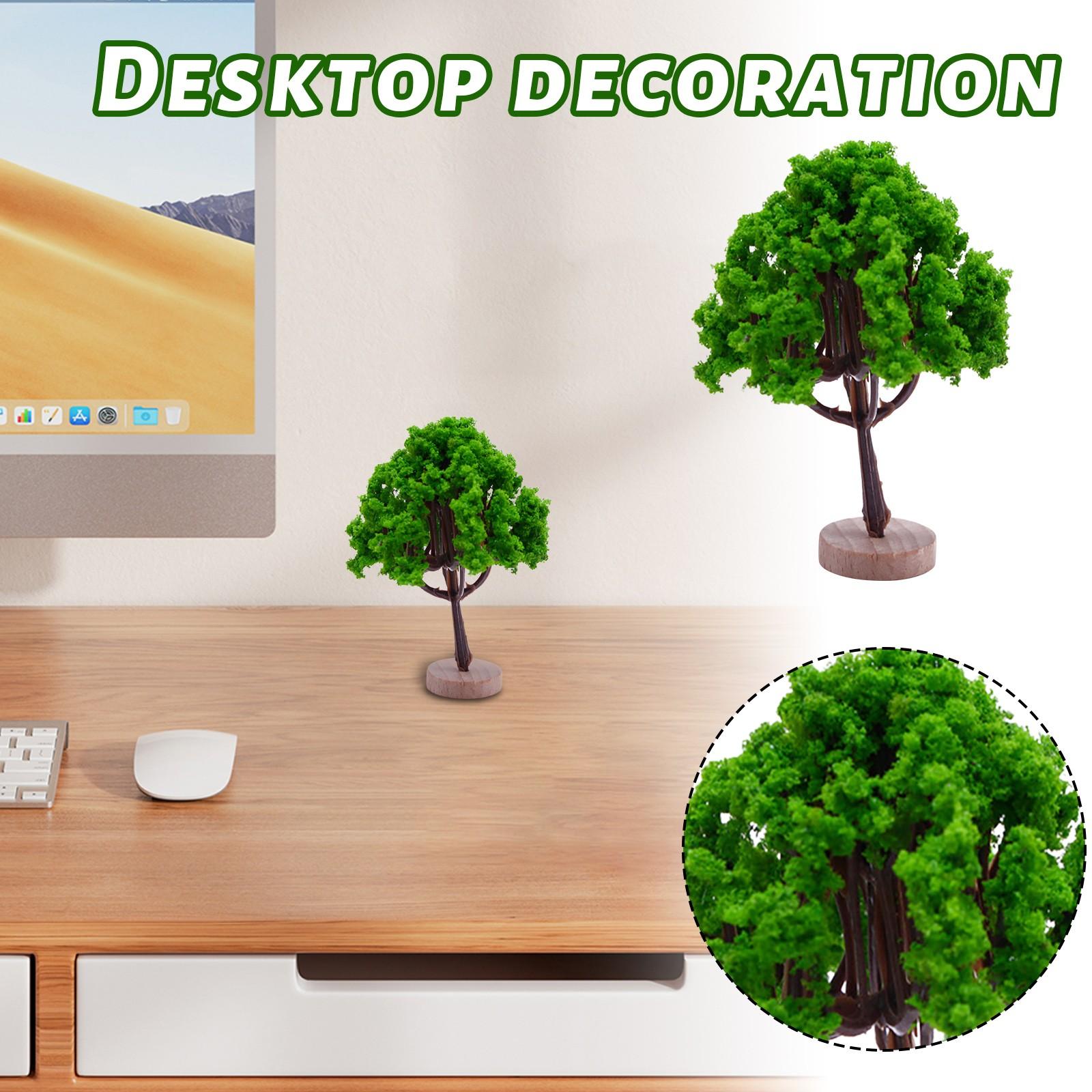 

Миниатюрное деревце для кукольного домика, аксессуары для имитации растений, украшение стола, модель поддельного дерева, украшение для дерева One Size