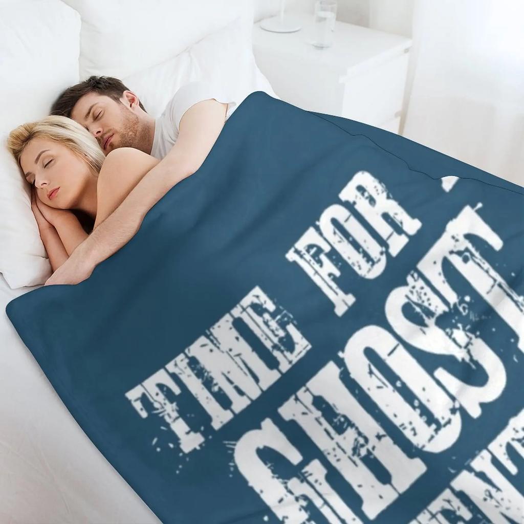 New Time for a ghost adventure Throw Blanket Blankets For Baby Heavy Kid'S halloween Blankets