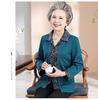 Elegant Spring & Autumn Shirt for Mother-in-law - Stylish Outfit for Middle-Aged & Elderly Women