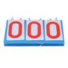3-Digit Display Flip Scoreboard Waterproof Plastic Portable Scoreboard  Table Tennis