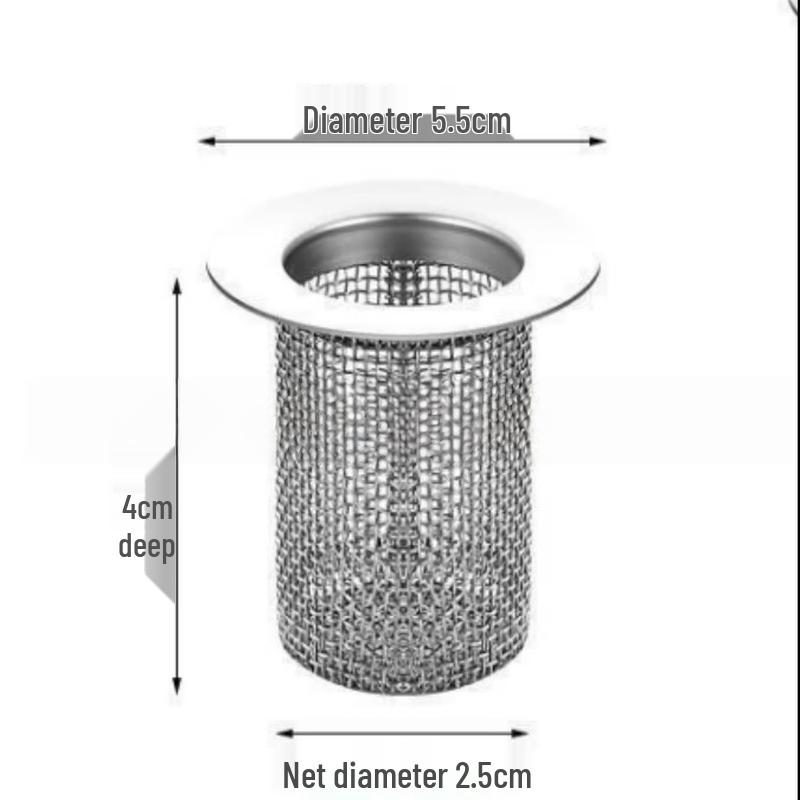 LISM Bathroom Sink & Shower Drain Filter Net