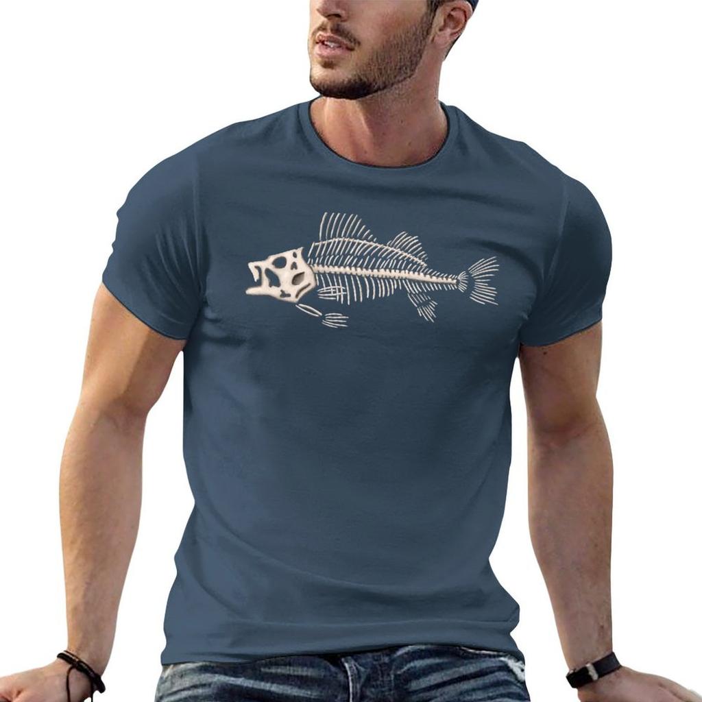Skeleton Salmon TShirt Unisex tshirt t shirt Unisex plain cotton t shirts high quality Tshirt