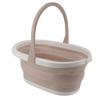 Collapsible Mop Bucket Sturdy PP Large Capacity Portable Handle Multifunction Car Wash Bucket for Home Bathroom Patio