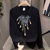 Heavy Trendy Brand Cotton T-Shirt Long-Sleeved Men'S Bottoming Shirt Trendy Autumn And Winter Men'S And Women'S Crew Neck Sweater